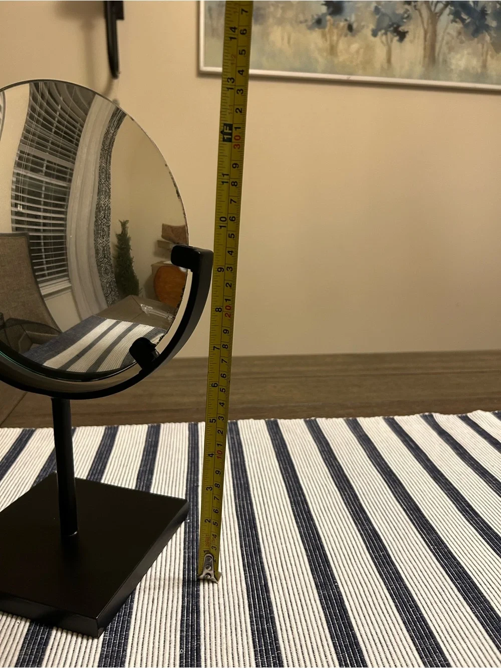 Pottery Barn Concave Decorative Mirror